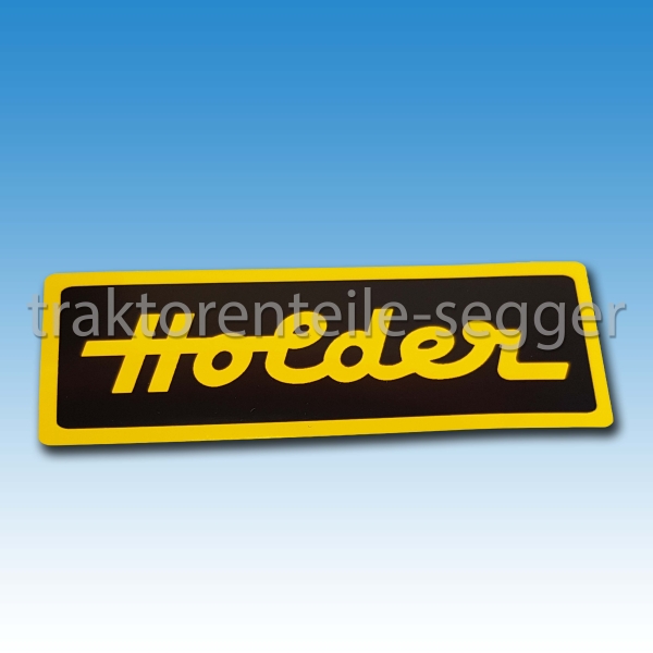 Aufkleber Mähwerk Holder E4